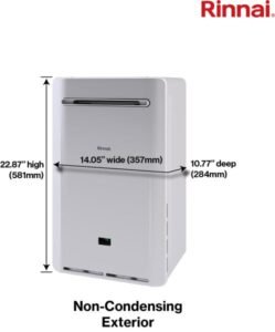 Rinnai RE199iN Natural Gas Non-Condensing Tankless Water Heater - Image 7