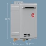 Rheem RTG 8.4 GPM Natural Gas Tankless Water Heater, 180,000 BTU, Outdoor - Image 18