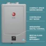 Rheem IKONIC 11.2 GPM Propane Tankless Water Heater, 199,900 BTU, Indoor, WiFi - Image 7