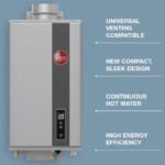 Rheem RTG 7.0 GPM Natural Gas Tankless Water Heater, 160,000 BTU, Indoor - Image 6