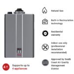 Rinnai RU160iN 9 GPM Natural Gas Condensing Tankless Water Heater, Indoor - Image 2