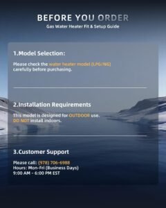 APUS 8.1 GPM Propane Tankless Water Heater, 190,000 BTU, Outdoor - Image 13