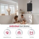 GASLAND Gasmart E 7.6 GPM Natural Gas Tankless Water Heater, 199,000 BTU, Indoor - Image 12