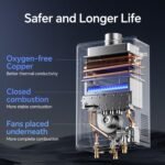 Ranein 8.5 GPM Propane Tankless Water Heater, 190,000 BTU, Indoor - Image 10