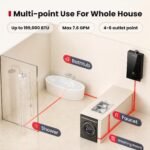 GASLAND Gasmart E 7.6 GPM Natural Gas Tankless Water Heater, 199,000 BTU, Indoor - Image 5